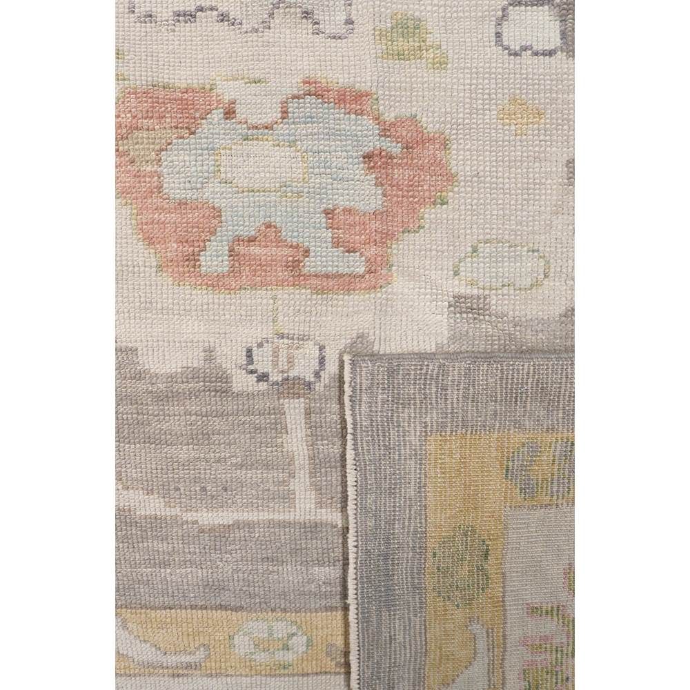 Oushak Hand-Knotted Mocha Wool Area Rug-11'10'' X 14' 4''