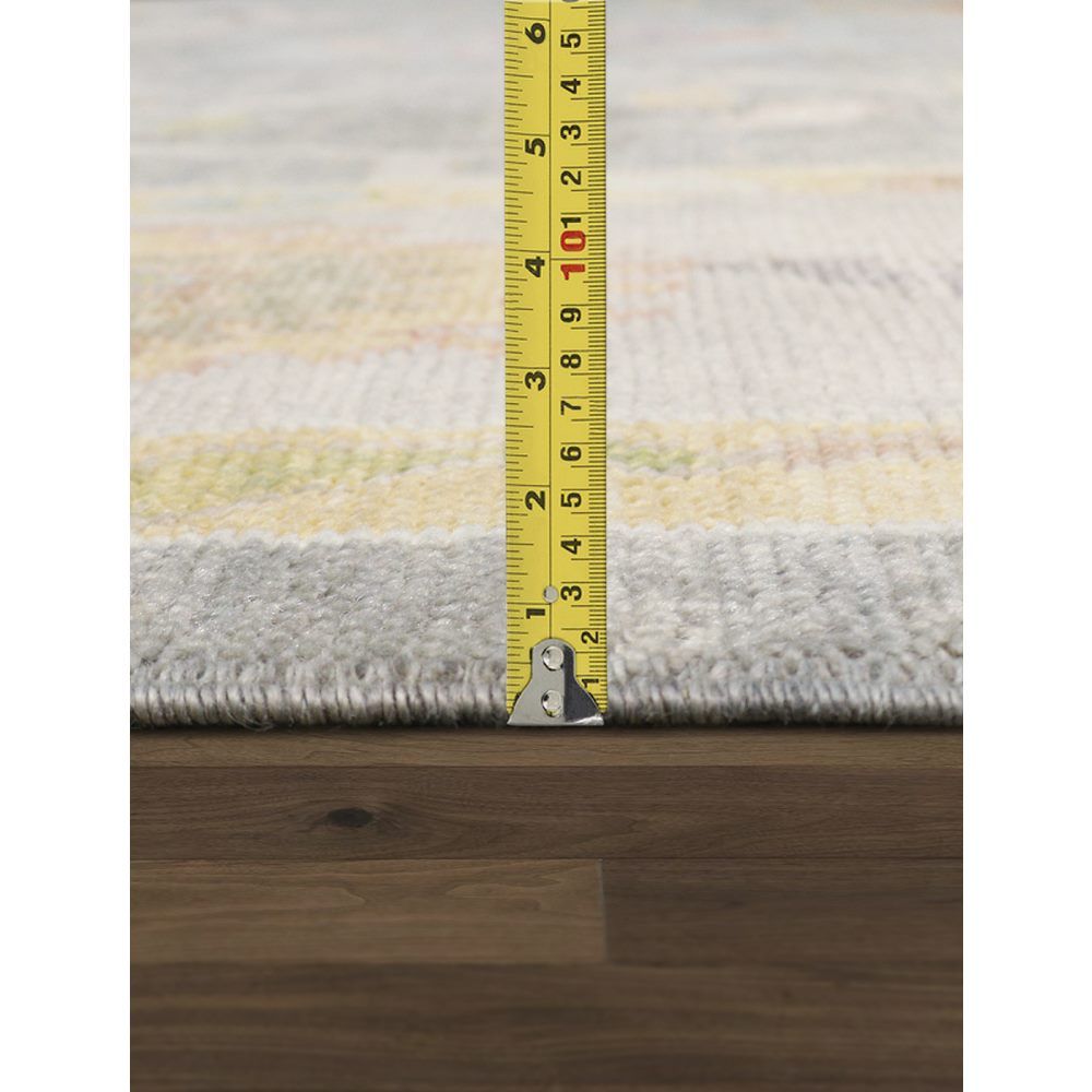 Oushak Hand-Knotted Grey Wool Area Rug-9' 9'' X 13' 8''