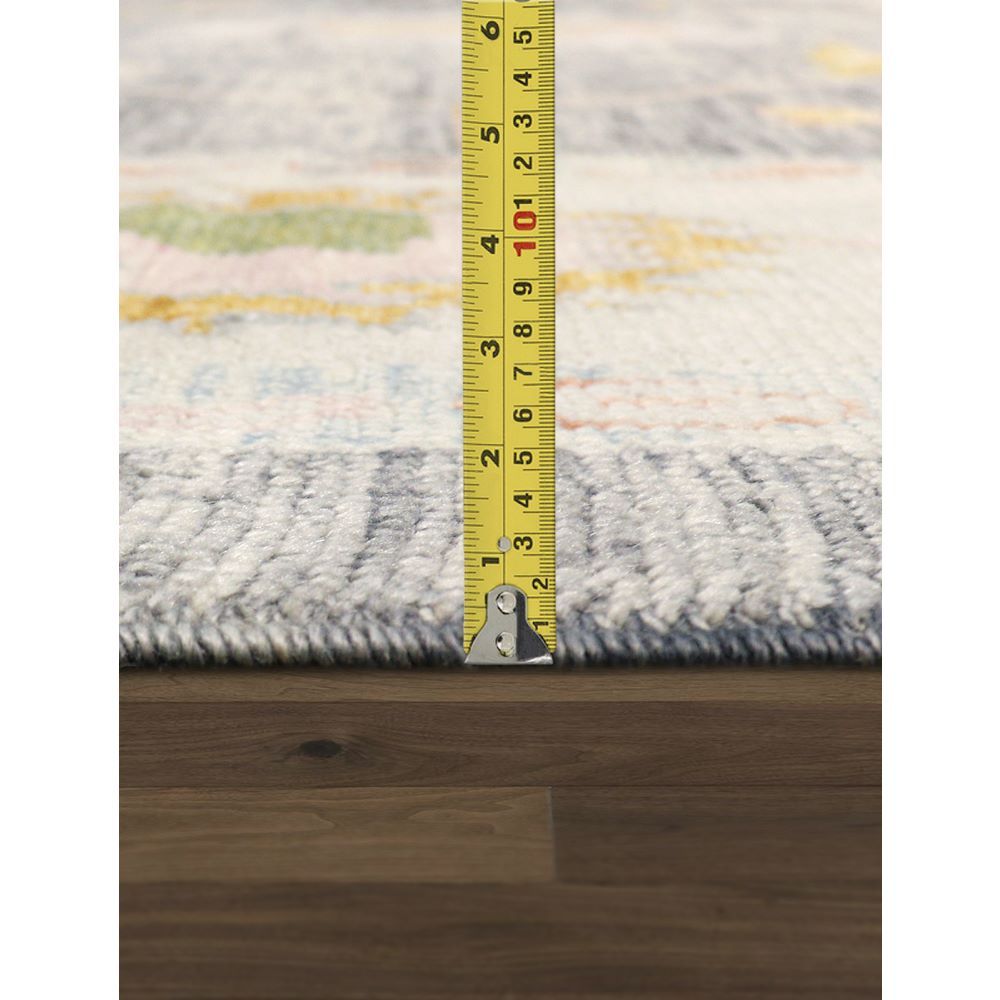 Hand-Knotted Grey Wool Area Rug-10' 0'' X 13' 2''