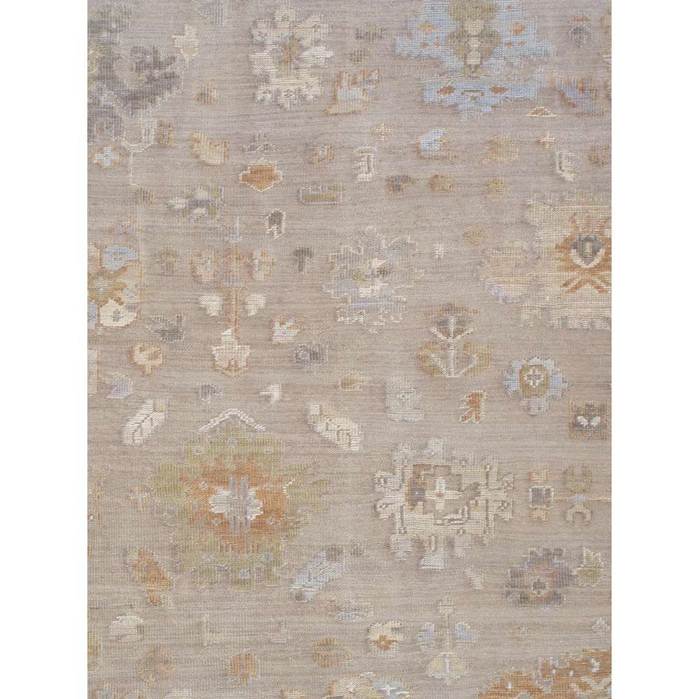 Oushak Wool Mocha Area Rug