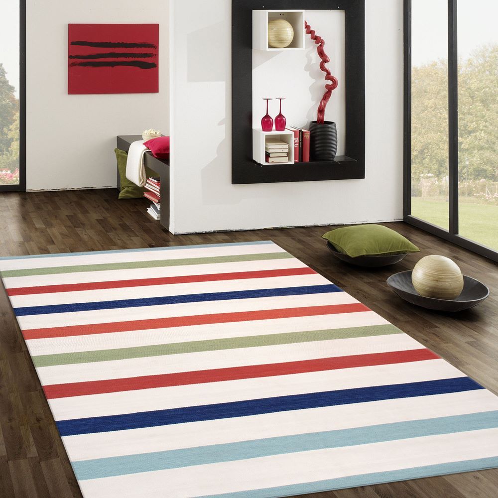 Hampton Reversible Ivory Indoor/Outdoor Area Rug
