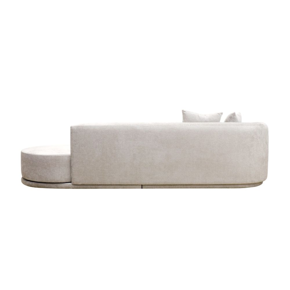 Amalfi Sofa with Swivel Ottoman 