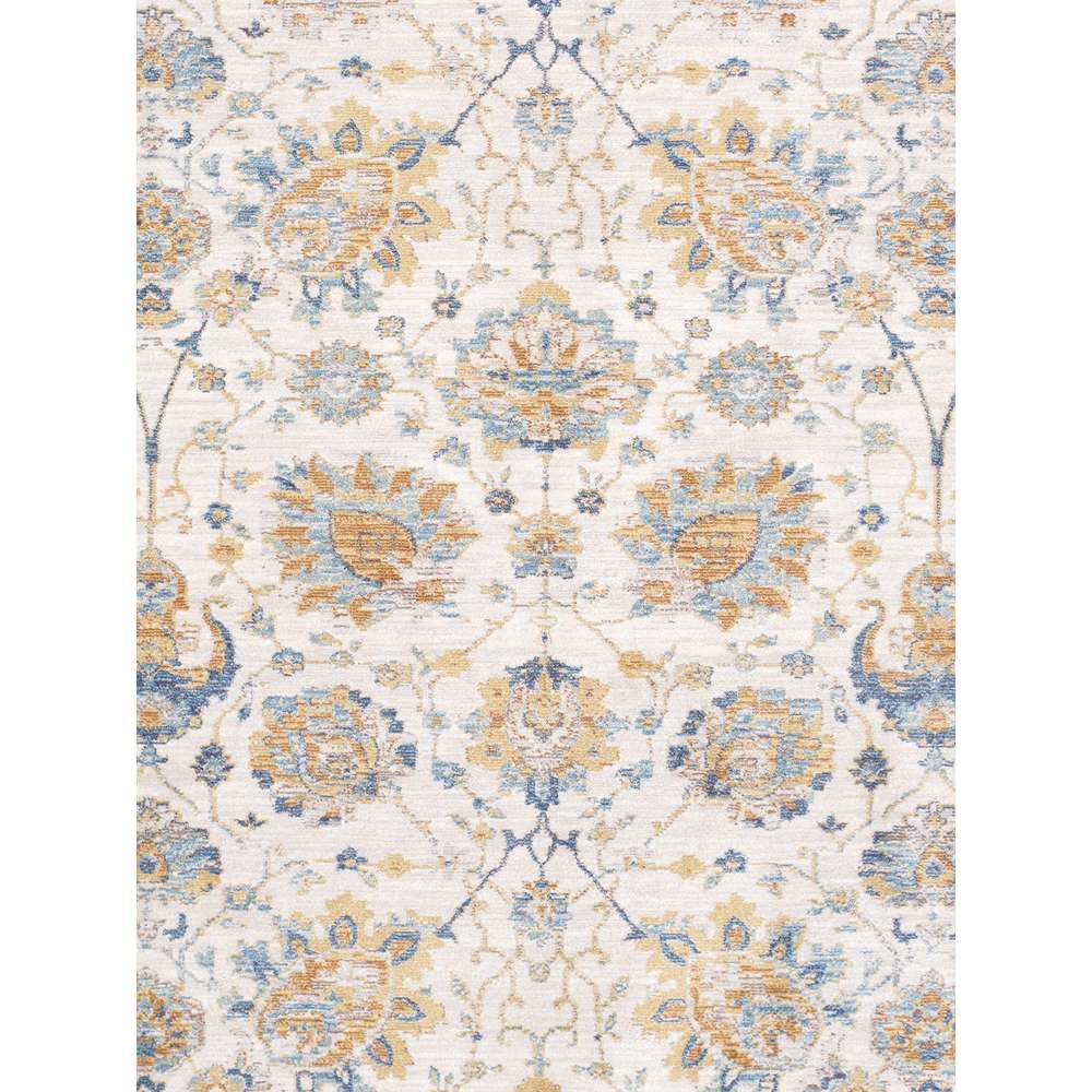 Heritage Design Floral Ivory Area Rug