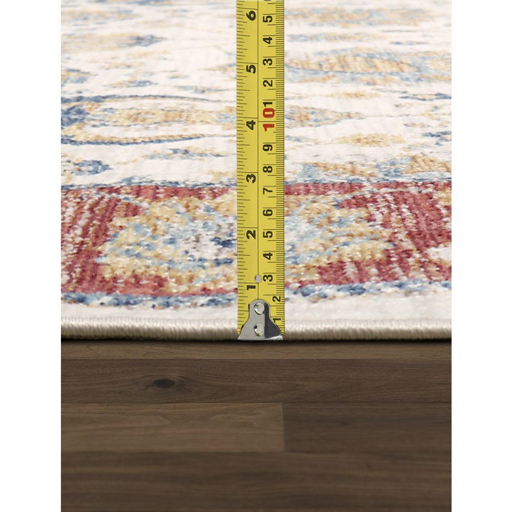 Heritage Design Floral Ivory Area Rug