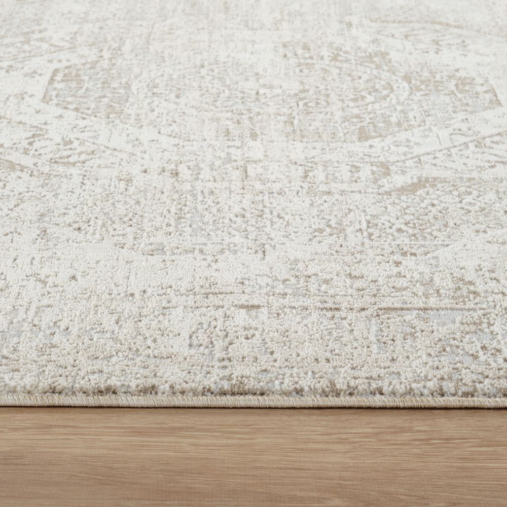Transitional Cream Area Rug