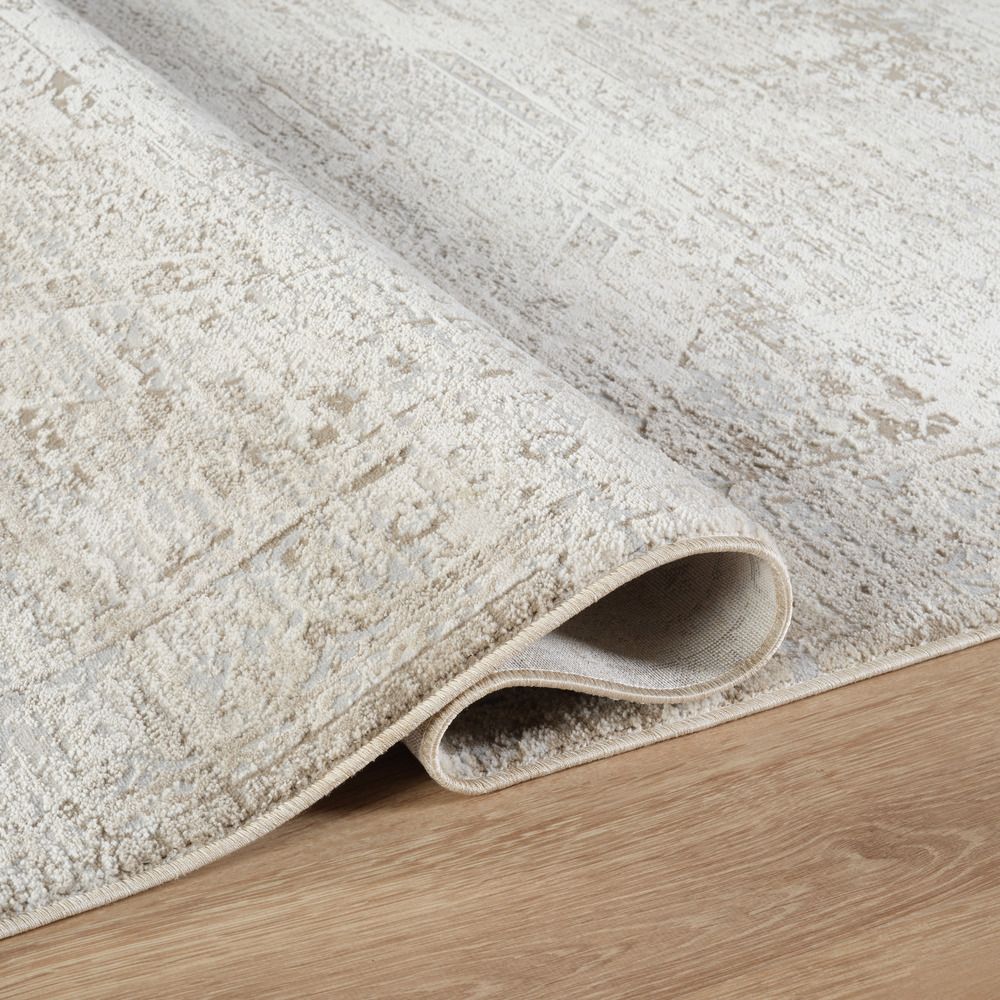 Transitional Cream Area Rug