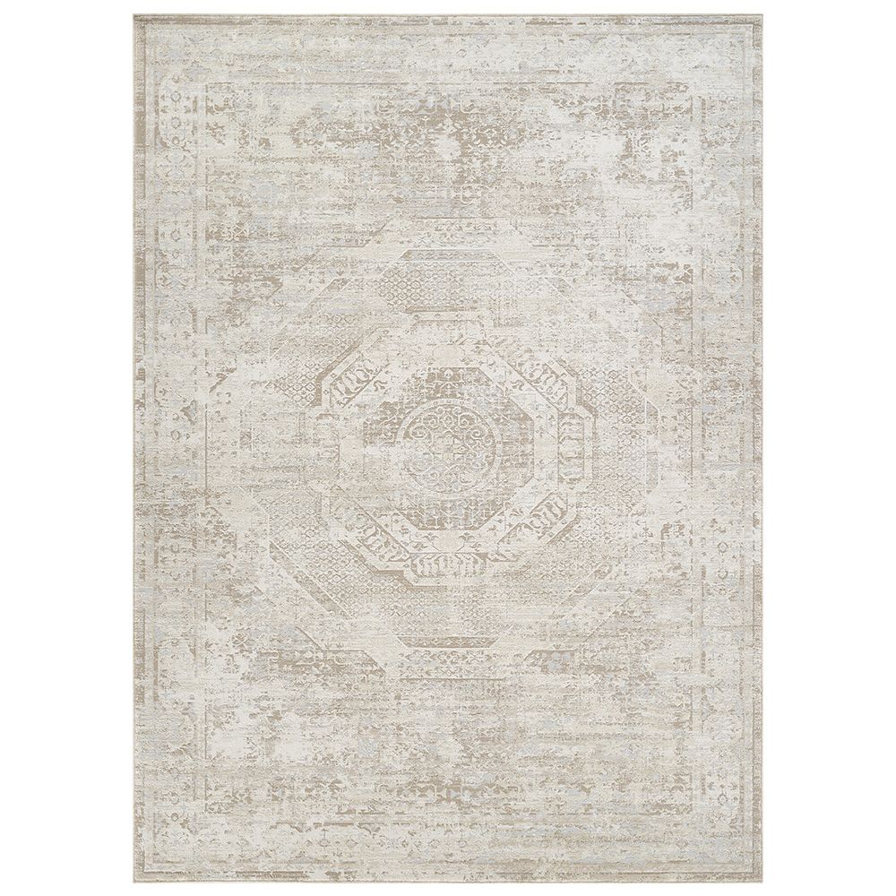 Transitional Cream Area Rug