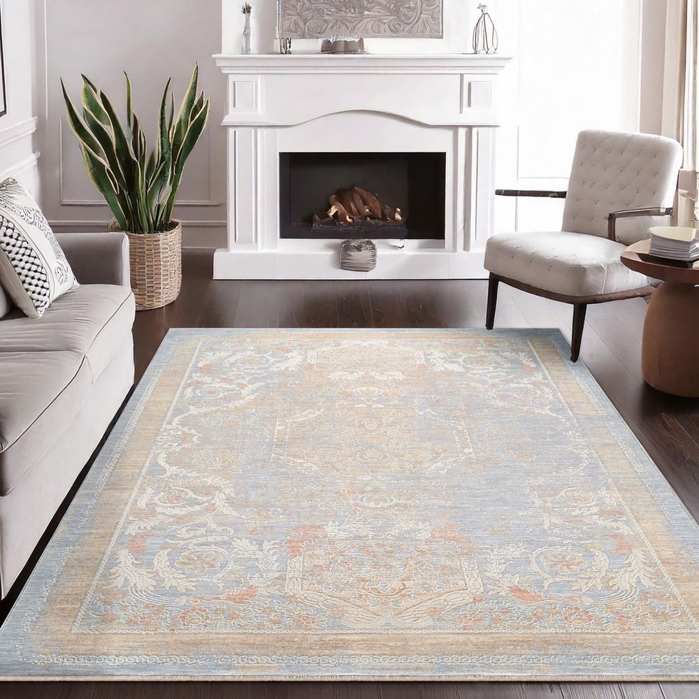 Amboise L. Blue Area Rug-