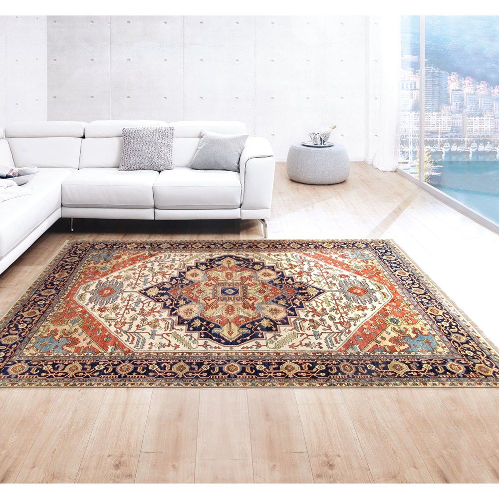 Serapi Hand-Knotted Wool Area Rugs