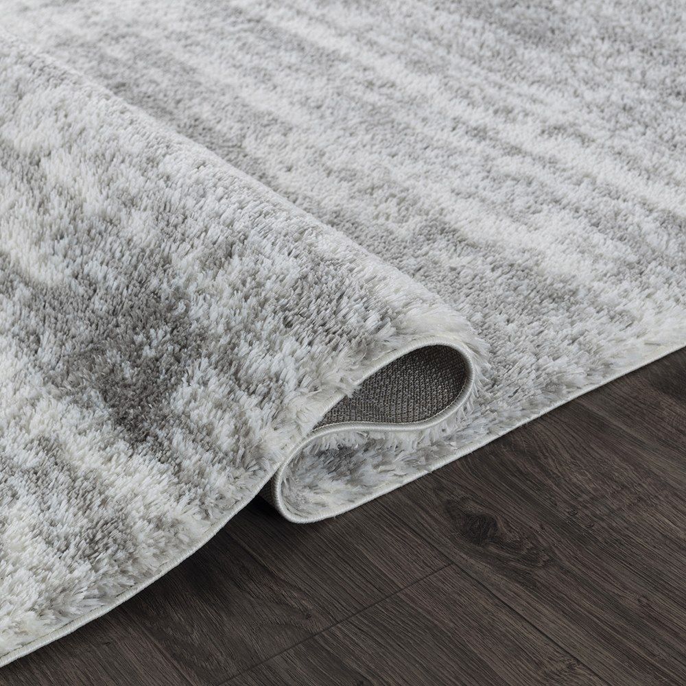 Shag Grey Area Rug