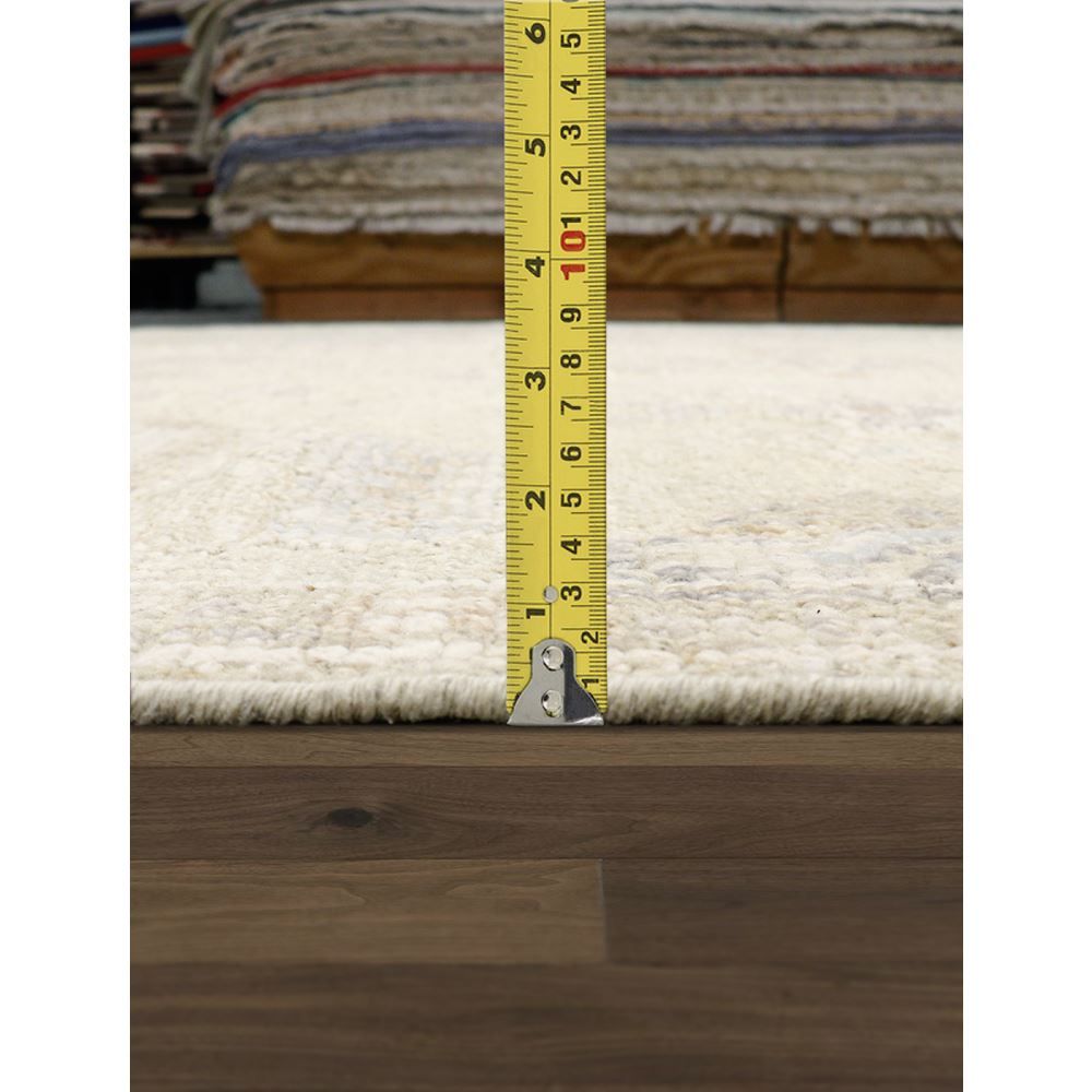 Oushak Wool L. Green Area Rug- 9' 3'' X 12' 0''