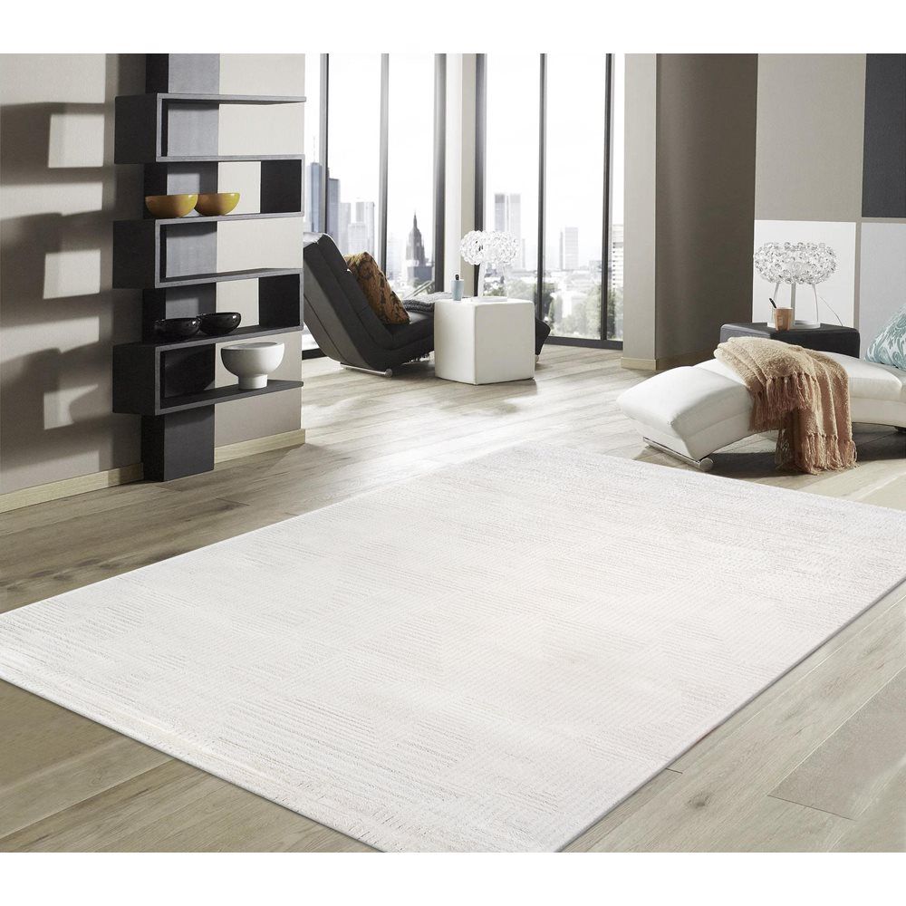 Sutton Collection Ivory/Ivory Area Rug