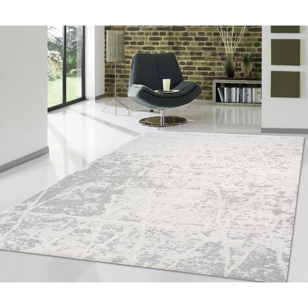 Sutton Collection Ivory/Grey Area Rug