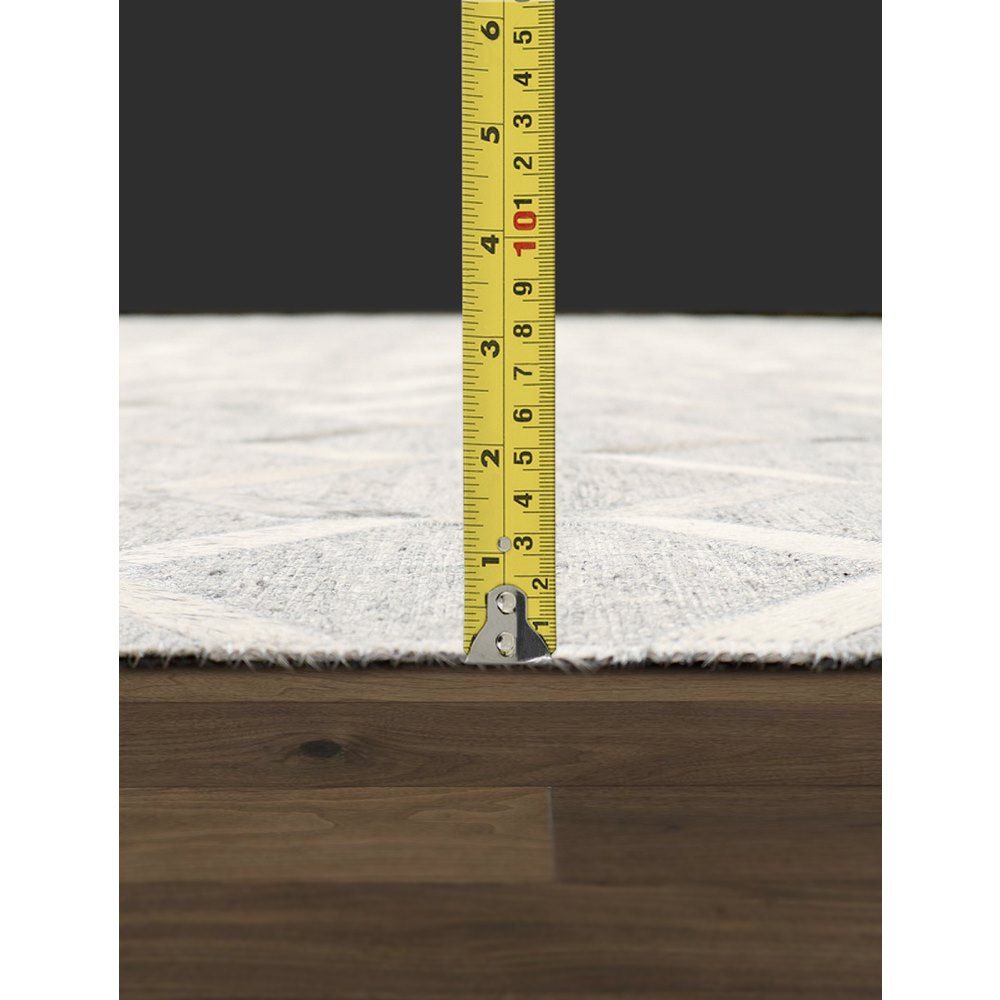 Galaxy Hand-Loomed Cowhide & Sari Silk Area Rug