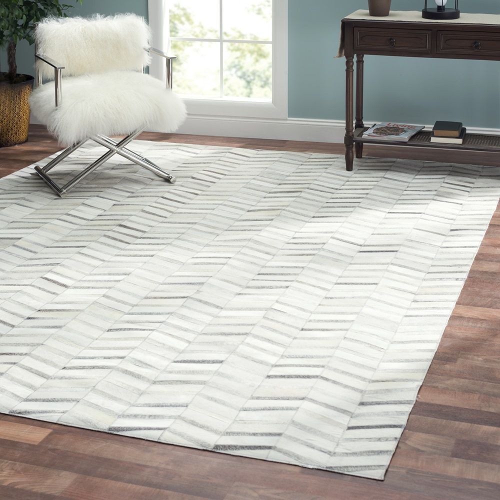 Galaxy Hand-Loomed Cowhide Area Rug