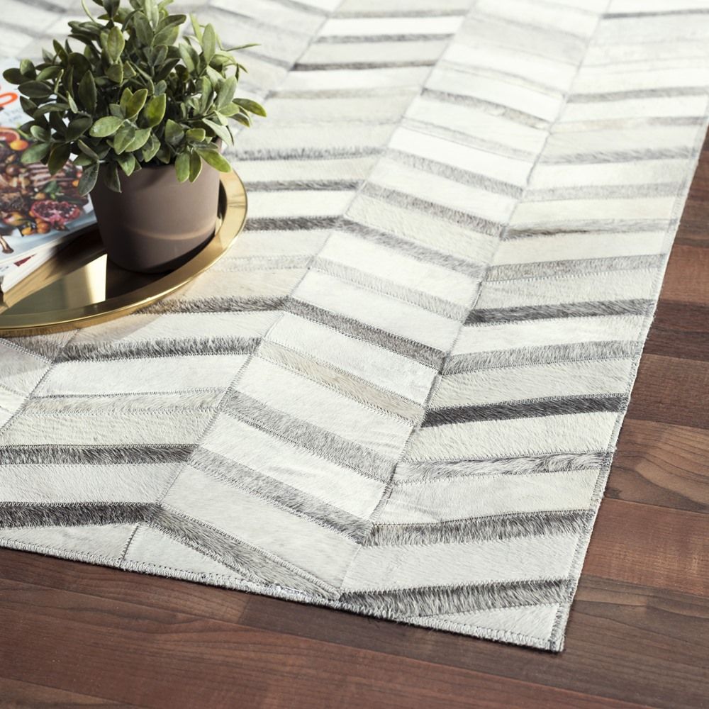 Galaxy Hand-Loomed Cowhide Area Rug