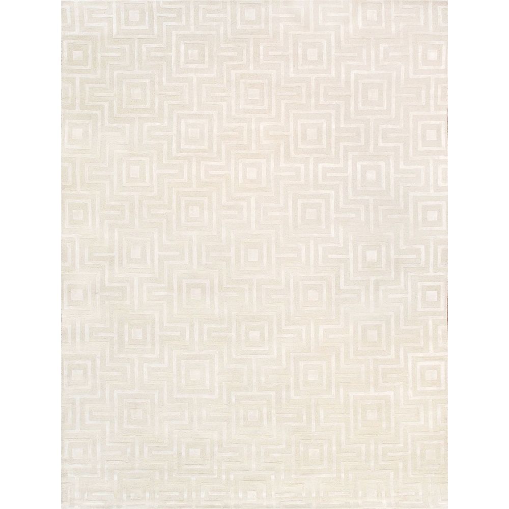 Edgy Hand-Tufted Ivory Area Rug