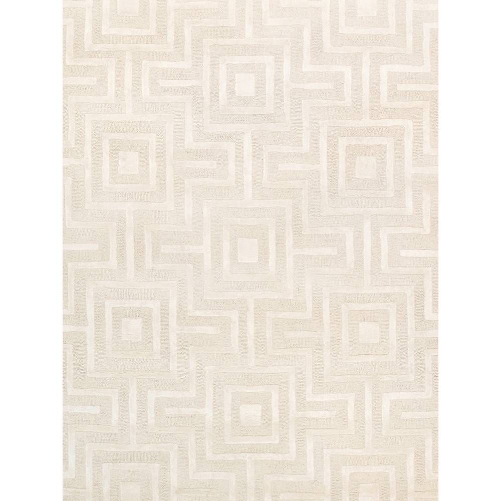 Edgy Hand-Tufted Ivory Area Rug
