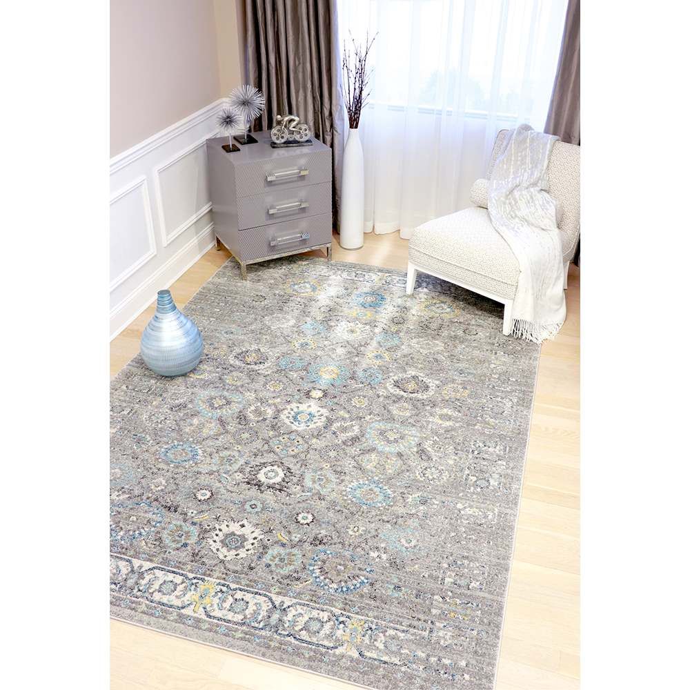 Chelsea Design Silver Area Rug