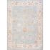 Oushak Hand-Knotted Blue Wool Area Rug-9' 5'' X 12'11''