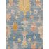 Oushak Hand-Knotted L. Blue Wool Area Rug-9'10'' X 13' 1''