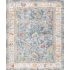 Heritage Design Floral L. Blue Area Rug