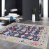Oushak Hand-Knotted Navy Wool Area Rug-9'11'' X 14' 0''