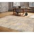 Modern Hand-Knotted Beige Tencel Silk & Wool Area Rug