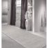 Edgy Collection Wool & Tencel Silk Area Rug Silver/Grey