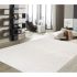 Edgy Collection Wool & Tencel Silk Area Rug  Ivory