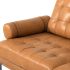 Kimberly Top Grain Leather Sofa, Brown