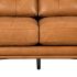 Kimberly Top Grain Leather Sofa, Brown