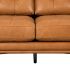 Kimberly Top Grain Leather Sofa, Brown