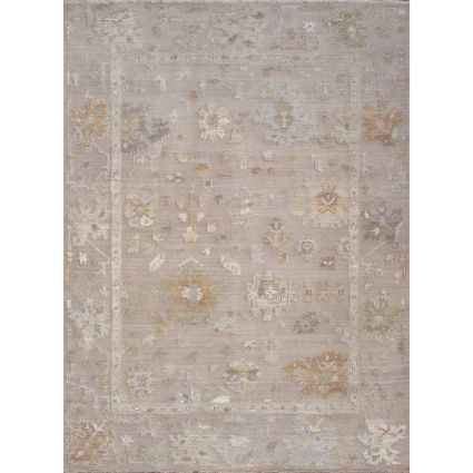 Oushak Wool Mocha Area Rug