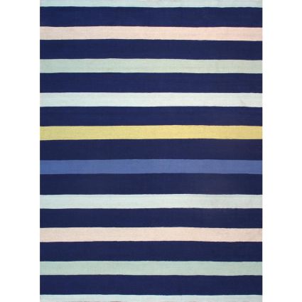 Hampton Reversible Blue Indoor/Outdoor Area Rug